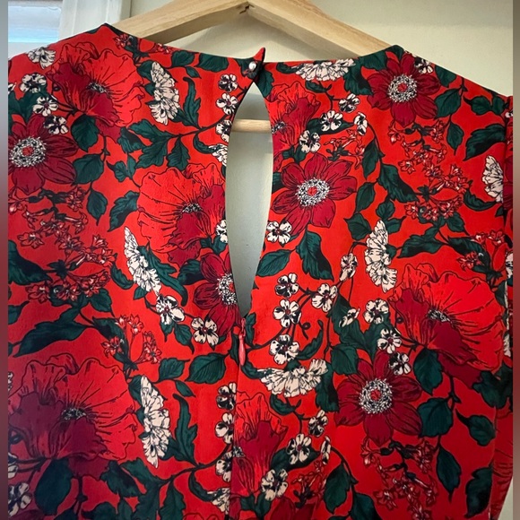 Wide leg cropped floral jumpsuit - Picture 3 of 10
